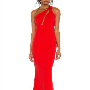 Revolve red formal dress